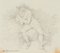 H. Freudweiler, L'homme au repos sur un rocher, 1780, Crayon 1