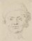 Etude de Portrait d'un Homme avec une Casquette, 1780, Crayon 1