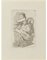 J. Schadow, mujer joven sentada, 1784, aguafuerte, Imagen 2