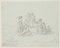 I. Ritschel, Mountain Traveler at Sunrise, 1820, Pencil 2