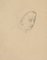 Old Woman with Headscarf, 1830, Pencil, Image 1