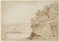 Whimsical Rocky Landscape on the Shore, 1830, Paper 2