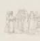 M. Neher, Italian Group of People with Till, 1830, Pencil, Image 3