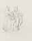 M. Neher, Man and Woman in the Conversation, 1830, Pencil, Image 1