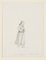 M. Neher, Figure Study on the Town Hall in Ulm, 1839, Pencil 2