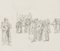 M. Neher, Italian Market Scene, 1840, Pencil 1