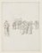 M. Neher, Italienische Marktszene, 1840, Bleistift 2