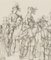 M. Neher, Procession with a Couple on Horseback, 1840, Pencil 3