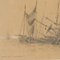 H. Cuvillier, Quilla de barco de vela en la playa, 1853, Lápiz, Imagen 3
