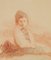 L. Browne, Niño sentado en la playa, Normandía, 1853, Tiza sobre papel, Imagen 3