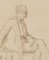 Seated Man with Jacobin Cap, 1854, Pencil 3