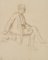 Seated Man with Jacobin Cap, 1854, Pencil, Image 1