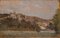G. Meunier, View of Chteau Gaillard near Les Andelys, 1887, Oil on Wood 1