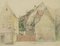 H. Christiansen, Half -Timbered House in Darmstadt, 1920, Pencil 1