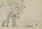 H. Christiansen, Lakeside Bench, 1920, Pencil, Image 1