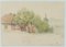 H. Christiansen, Country Houses Near Süding, 1921, Pencil 2