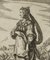 J. Meyer, mujer noble frente a la escena de batalla, siglo XVII, aguafuerte, Imagen 3