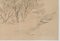 Paysage Rocheux avec Arbres, 19ème Siècle, Crayon 4