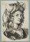 J. Meyer Area, Dama con tocado exuberante, siglo XVII, Grabado, Imagen 2