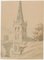 O. Wagner, torre de iglesia en Bacharach, siglo XIX, papel, Imagen 2
