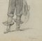 Cavalier With Drawn Hat, Costume Study, 19th-Century, Pencil 4