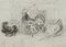 C. Jacque, Study from the Chicken Yard, 19th-Century, Charcoal, Image 1