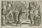 J. Meyer, Warrior Girds Himself for Departure, siglo XVII, aguafuerte, Imagen 2