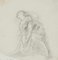 F. Bouchot, Penitent Mary Magdalene, 19th-Century, Pencil 1
