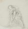 F. Bouchot, Penitent Mary Magdalene, 19th-Century, Pencil, Image 1