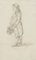 Disegno a penna, uomo con cappello, XIX secolo, Immagine 2