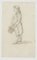 Disegno a penna, uomo con cappello, XIX secolo, Immagine 3