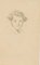 Porträt eines jungen Mannes mit dem gelockten Haar, 19. Jahrhundert, Bleistift 1