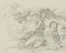 F. Bouchot, Mythologische Szene, Sleeping Under Canopy, 19. Jh., Bleistift 4
