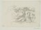 F. Bouchot, Mythologische Szene, Sleeping Under Canopy, 19. Jh., Bleistift 2