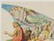 E. Daege, Fresco Design With Christ, Mose and the Veronica's Sweat Shroud, 19. Jh., Aquarell 3