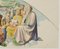 E. Daege, Fresco Design With Christ, Mose and the Veronica's Sweat Shroud, 19. Jh., Aquarell 4