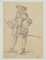 Francis Nobleman, Costume Study, 19th-Century, Pencil, Image 2
