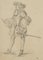 Francis Nobleman, Costume Study, 19th-Century, Pencil 1