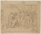 O. Donner Von Richter, Scene from the Old Testament, 19th-Century, Pen Drawing 2