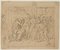 O. Donner Von Richter, Scene from the Old Testament, 19th-Century, Pen Drawing, Image 2