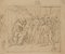 O. Donner Von Richter, Scene from the Old Testament, 19th-Century, Pen Drawing 1