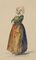 F. Perrot, Ragazza in costume francese, XIX secolo, Immagine 1