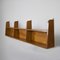 Wall Coat Rack in Walnut and Metal 2