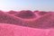 Artur Debat, Surreal Render Landscape with Furry Hills and Pink Colour, Photograph 1