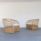Rattan Garden Chairs with Bouclè Pillows, Set of 2 16