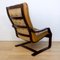 Danish Colored Leather Armchair, 1970s 4