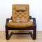 Danish Colored Leather Armchair, 1970s, Image 1