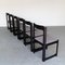 Dining Chairs in Lacquered Wood, Set of 6, 1960s 6
