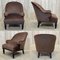 Louis Philippe Chair in Mahogany and Brown Velvet, 1800s 2