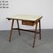 Schreibtisch aus Holz & Glas, 1950er 10